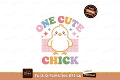 Black chick with stars and text yellow pink Product Image 1