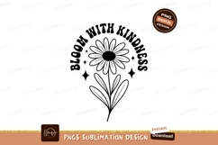 Delicate Flower Silhouette bloom petals Product Image 1