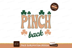 Pinch Back Shamrocks clover green Product Image 1