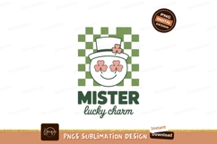 Mister Lucky Charm Clover Face shamrock green Product Image 1