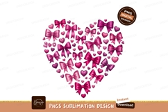 Pink Bows Hearts Valentine Design celebration Product Image 1
