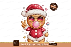 Gingerbread man festive holiday character christmas Product Image 1