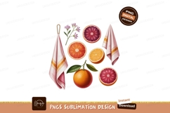 Oranges and Towels citrus blood Product Image 1