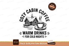 Cozy cabin warm drinks cold nights image Product Image 1