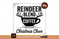 Reindeer coffee blend brewing Christmas cheer image Product Image 1