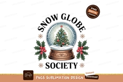 Christmas tree snow globe festive decoration image Product Image 1