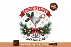 Festive Cocktail With Christmas Decorations drink martini Product Image 1