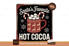 Santa&#039;s Favorite Hot Cocoa Mug christmas reindeer Product Image 1