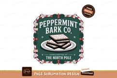Peppermint bark treats decorated with red dots image Product Image 1