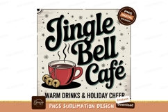 Jingle Bell Cafe warm drinks holiday cheer image Product Image 1