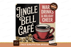 Jingle Bell Cafe Warm Drinks Holiday Cheer image Product Image 1