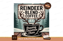 Reindeer blend coffee brewing Christmas cheer image Product Image 1