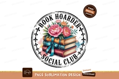 Stacked books with flowers and ribbon floral vintage Product Image 1