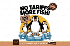 Penguins protest melting ice climate Product Image 1
