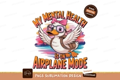 Cartoon duck with backpack and glasses animal bird Product Image 1