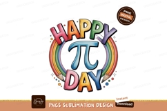 Happy Pi Day Rainbow Celebration image Product Image 1