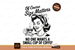 Woman holding coffee cup with text black Product Image 1