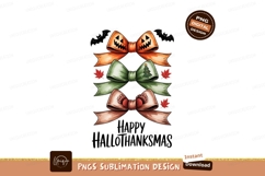 Festive holiday bows with seasonal motifs halloween Product Image 1