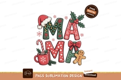 Mama Christmas festive letters holiday Product Image 1