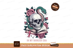 Skull snake roses book pink Product Image 1