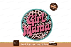 Girl Mama Retro Design Sublimation Png Product Image 1