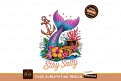 Mermaid Treasure Ocean Fantasy tail chest Product Image 1