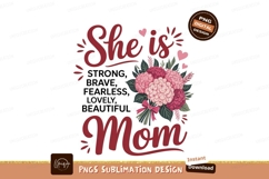 Beautiful Mom Floral Bouquet flowers pink Product Image 1