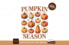 Autumn Harvest Pumpkins Seasonal Design gourds Product Image 1