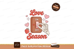 Skeleton hand turns love season switch image Product Image 1