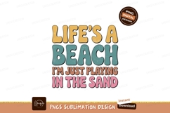 Lifes A Beach Playing Sand summer vacation Product Image 1