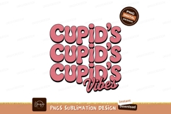 Cupids Vibes Pink Retro Typography image Product Image 1
