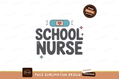 School Nurse Bandage Heart Design medical Product Image 1