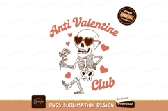 Skeleton holding rose with heart glasses anti Product Image 1