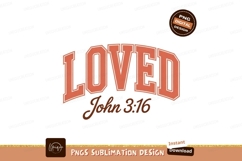 Loved John scripture christian faith Product Image 1