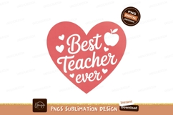 Heart teacher appreciation gift education Product Image 1