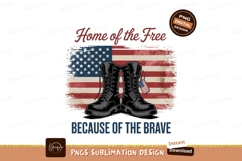Combat Boots Flag Tag military america Product Image 1