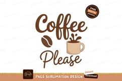Coffee cup with splash and bean please Product Image 1