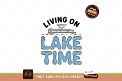 Lake time boat graphic water summer Product Image 1