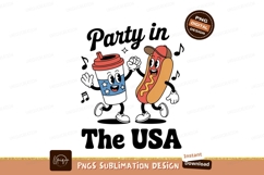 Cartoon cup and hotdog characters food Product Image 1