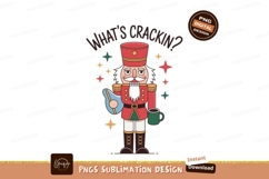 Nutcracker holding instrument and mug soldier stars Product Image 1