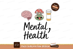 Pink brain toad mushroom pill bottle image Product Image 1