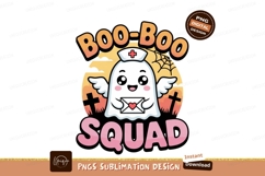 Format: Title: Kawaii ghost nurse with wings and envelope Product Image 1