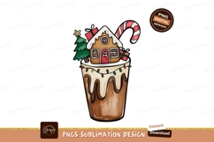 Gingerbread house drink festive holiday celebration Product Image 1