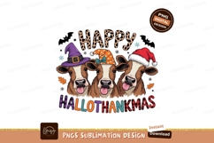 Happy cows festive holiday mashup halloween Product Image 1