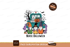 Gnomes Halloween Truck Medical Theme nurse Product Image 1