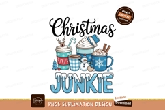 Festive holiday drinks and snowman Christmas coffee Product Image 1