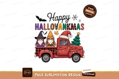 Gnomes Halloween Christmas Truck holiday Product Image 1