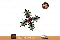 Holly berries and leaves christmas winter Product Image 1