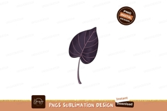 Dark purple leaf with pink veins botanical Product Image 1