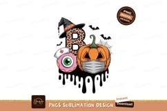Halloween Boo Nurse Pumpkin Witch Hat image Product Image 1
